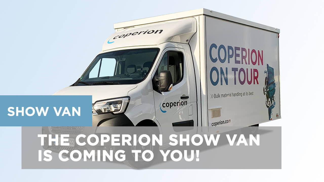 Showvan Coperion: the itinerant exhibition of the German company